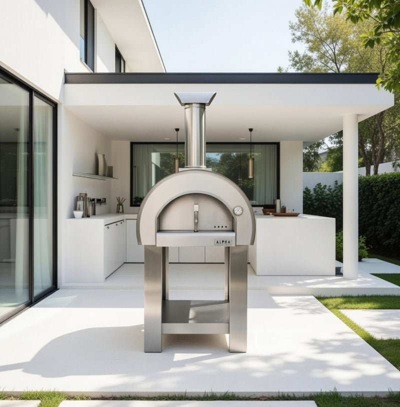 Alpha Pro Piccolo Wood-Fired Pizza Oven | Poppy Red