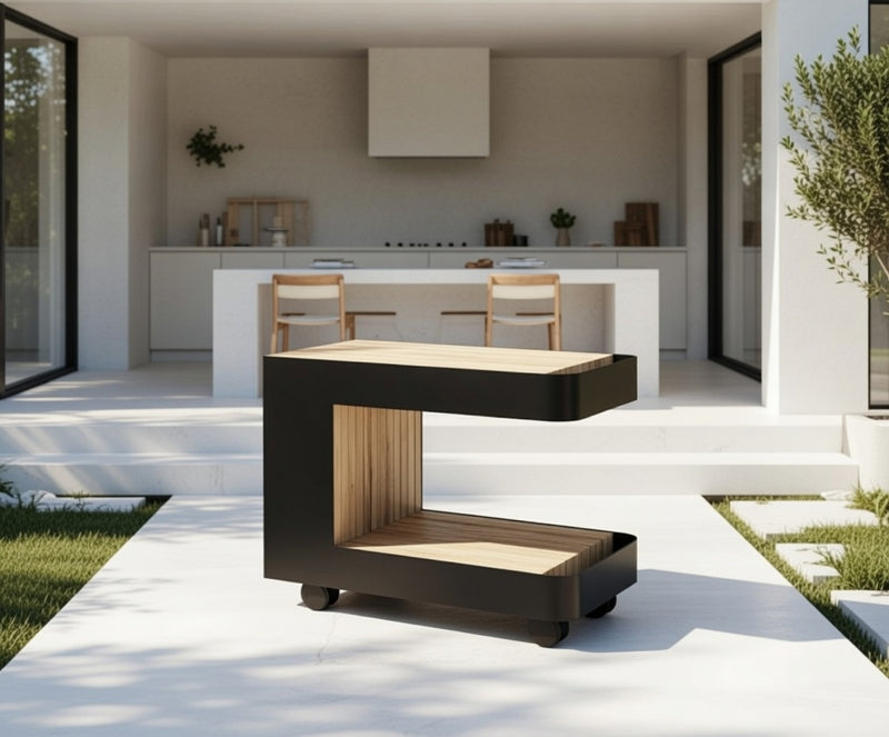 Indu+ Onyx Trolley White