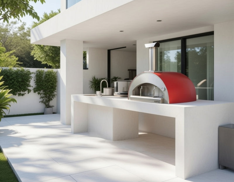 Grande Pizza Oven Built in - Poppy Red