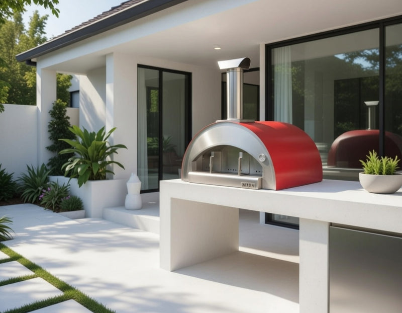 Grande Pizza Oven Built in - Poppy Red