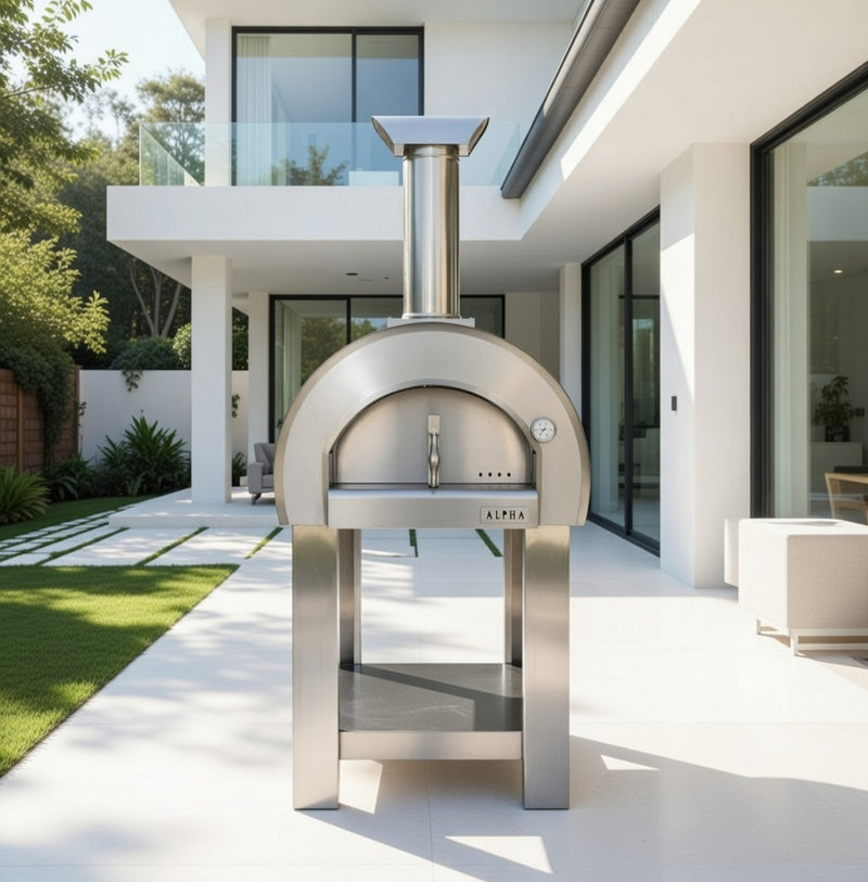Alpha Pro Piccolo Wood-Fired Pizza Oven | Poppy Red