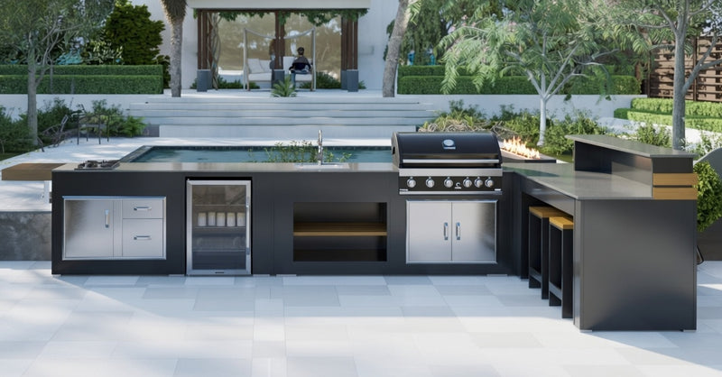 Grillandia Outdoor kitchen L shape and Entertainment Center | 5.3M x 3M