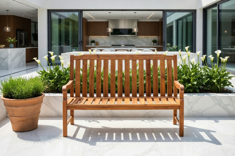 Beeley 150 FSC Acacia Wood Teak Look