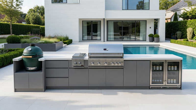 Whistler Fairford Outdoor Kitchen with Burford 5 Burner BBQ | 5.2M Full-Length