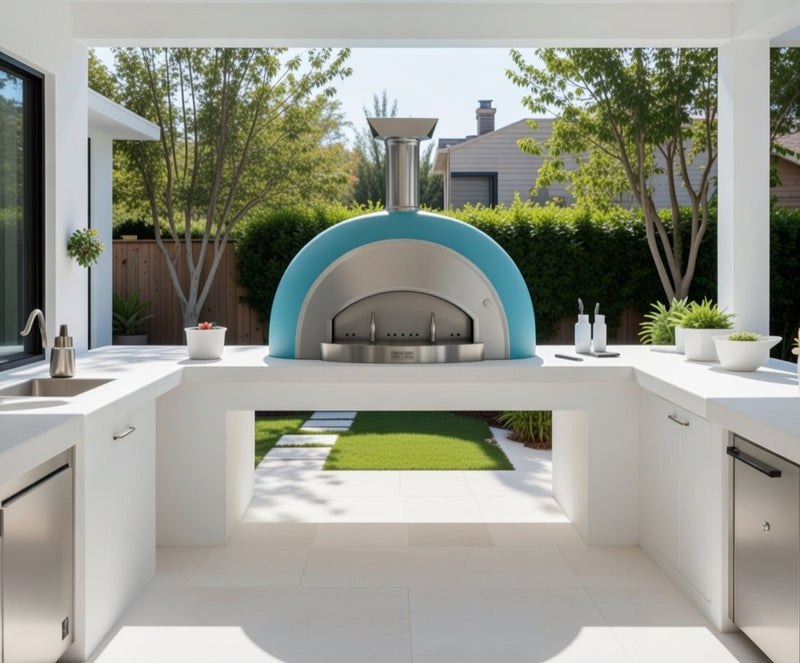 Titano Pizza Oven Built in Residential & Commercial - Teal