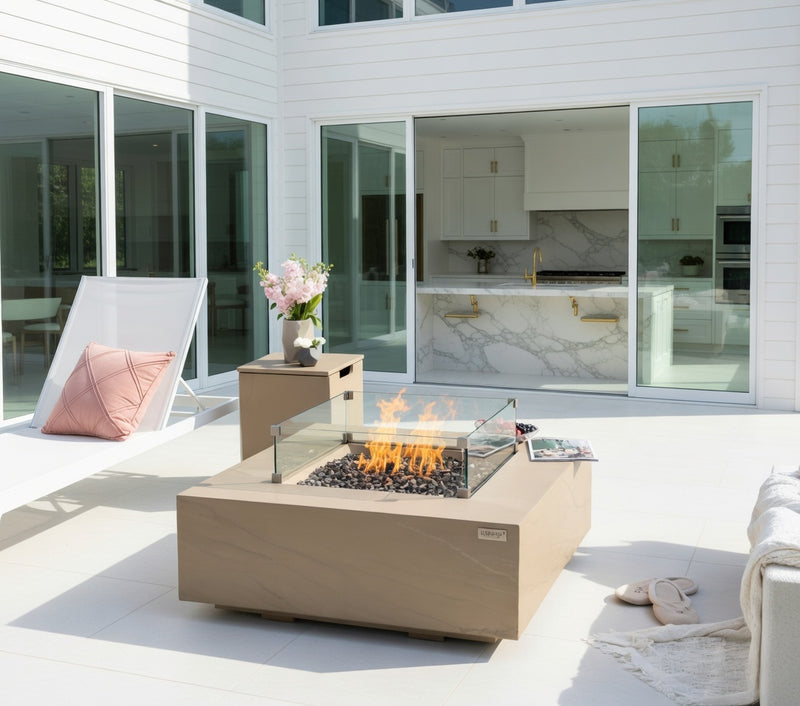 Fire Table Uluru - Sunlight Yellow | Complete Set