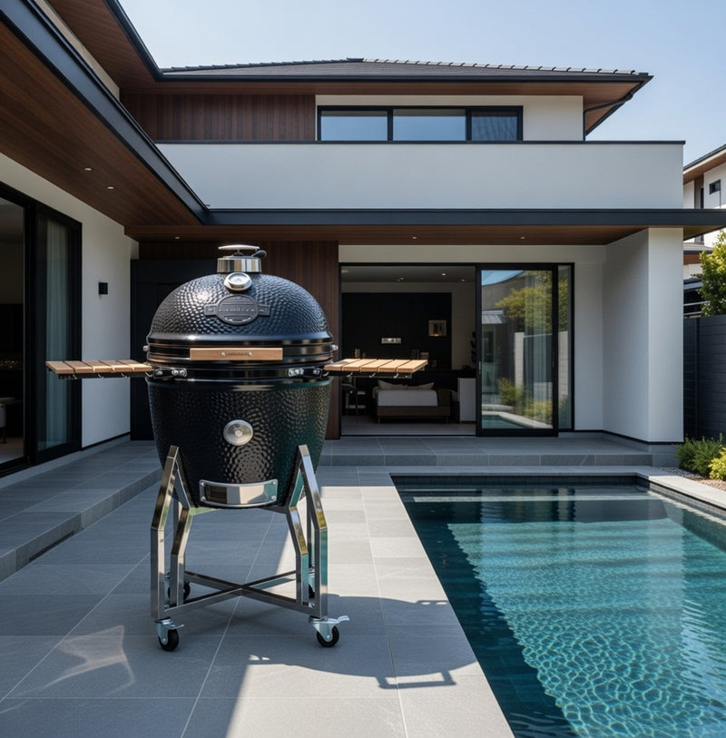 Yakiniku X Large 22" Kamado Grill and Trolley Complete