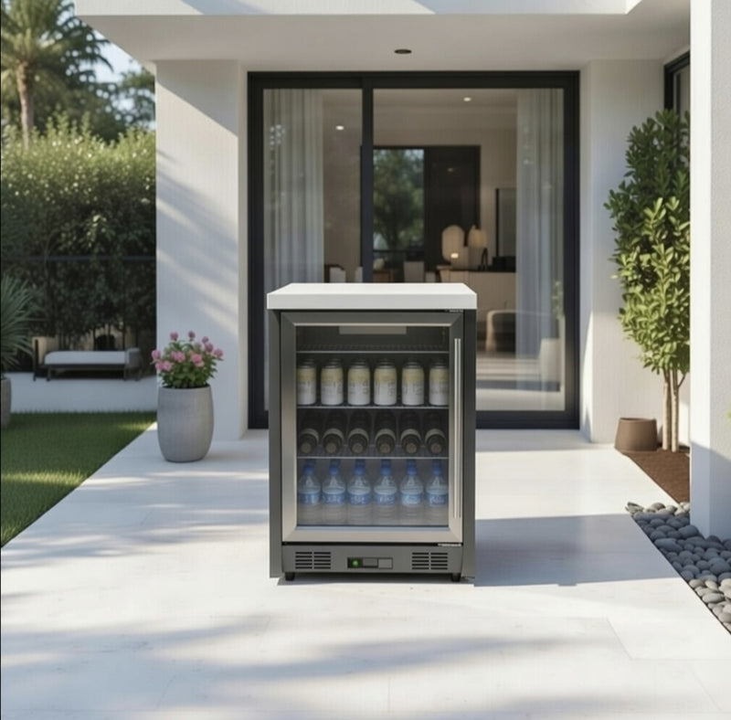 Whistler Fairford Grey Single Door Fridge