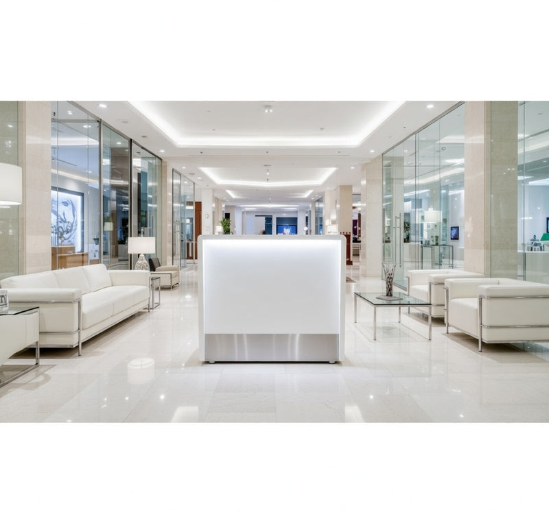 Front Reception Counter For Pub, Hotel, Hospital, Iluminated / Counter LED - Complete Set 1