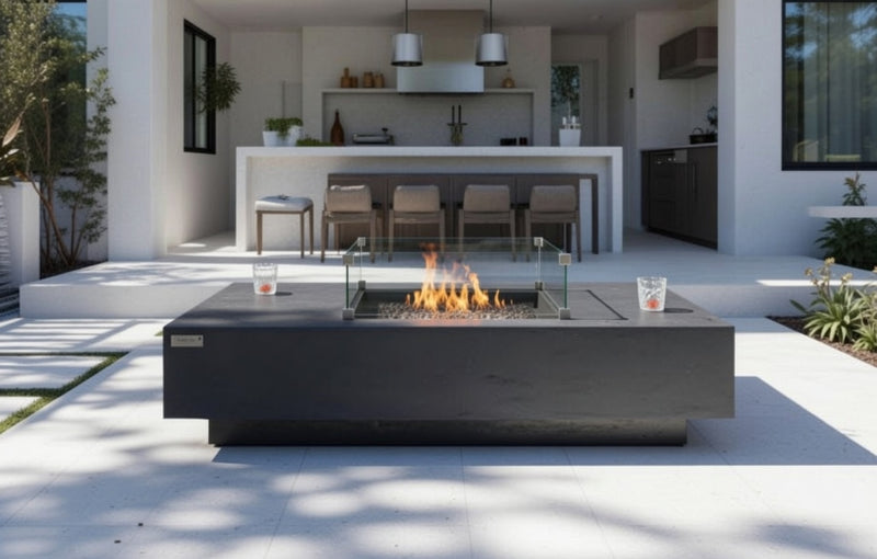 Cannes Fire Table plus Weather Cover