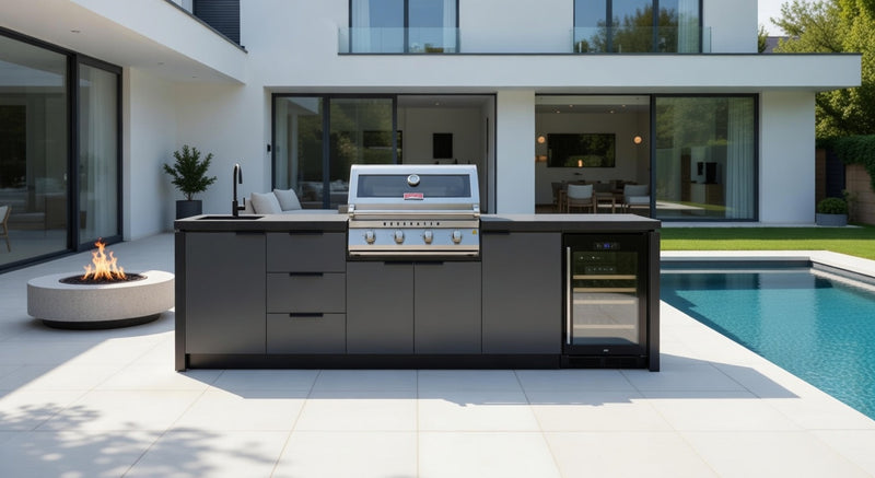 Cabinex Premium Outdoor Kitchen Paired with Beefeater 7000 Classic 4 Burner | 3.2Meters
