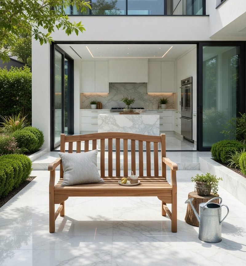 Kingsbury 120 Bench KD Mahogany