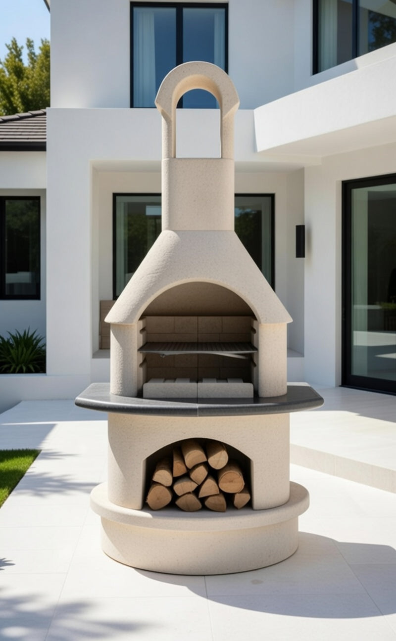 Buschbeck Ambiente Masonry Barbecue and Base