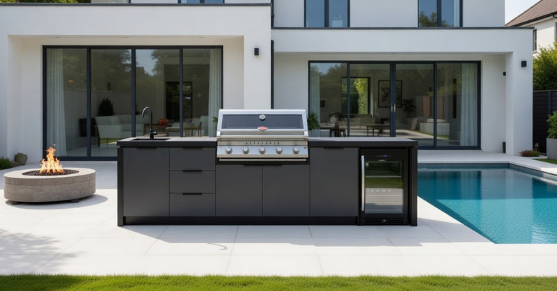 Cabinex Premium Outdoor Kitchen Paired with Beefeater 7000 Classic 5 Burner | 3.2Meters
