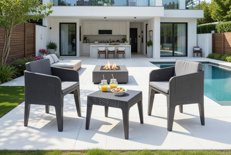 Columbia Balcony Set Graphite Grey