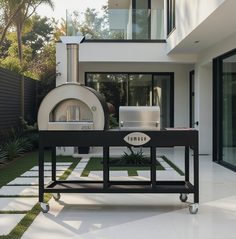 Fumoso Piccolo Pizza Oven & Grill Set - Black