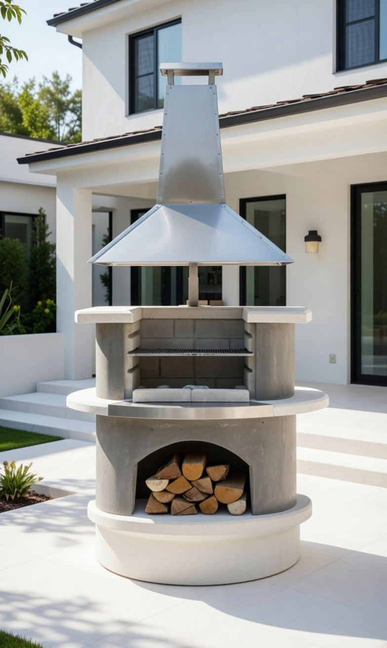 Buschbeck Zurich Masonry Barbecue and Base