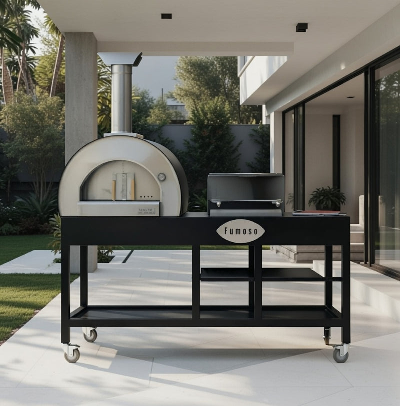 Fumoso Piccolo Pizza Oven & Grill Set - Black