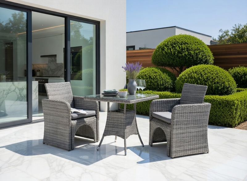 Morston 2/4 Dining 65 X 75 D/Half Rnd Grey