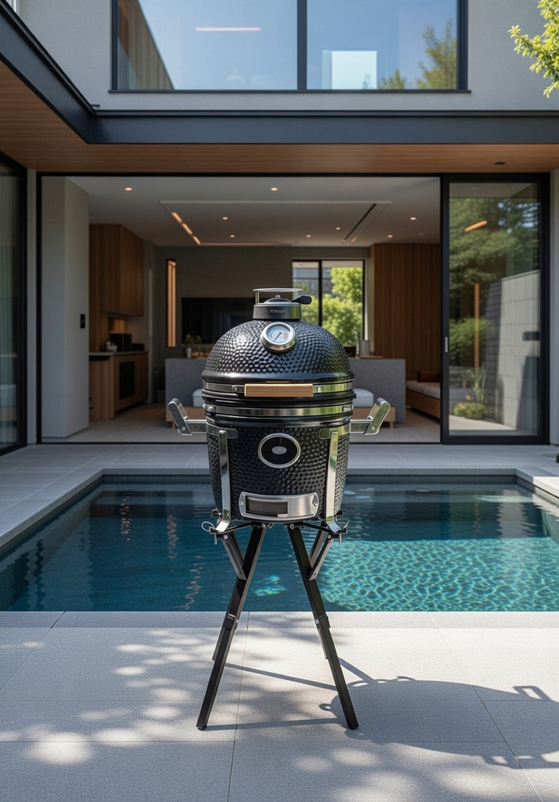 Yakiniku Compact 13" Kamado Grill Portable Stand