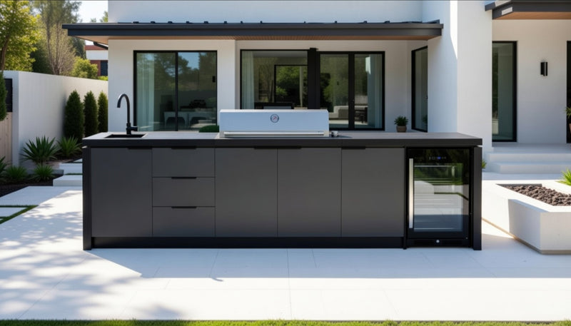 Cabinex Premium Outdoor Kitchen Proline Built-In 6 Burner BBQ Hood | 3.5 Meters