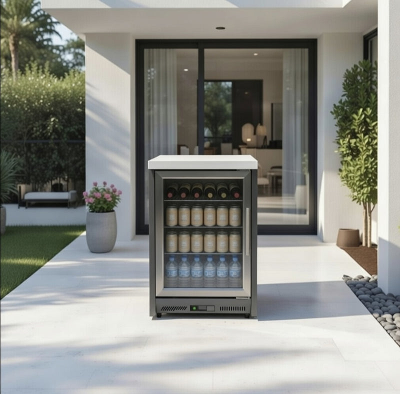Whistler Fairford Grey Single Door Fridge