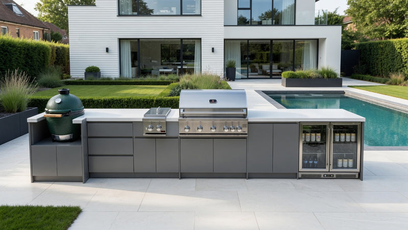 Whistler Fairford Outdoor Kitchen with Burford 5 Burner BBQ | 5.2M Full-Length