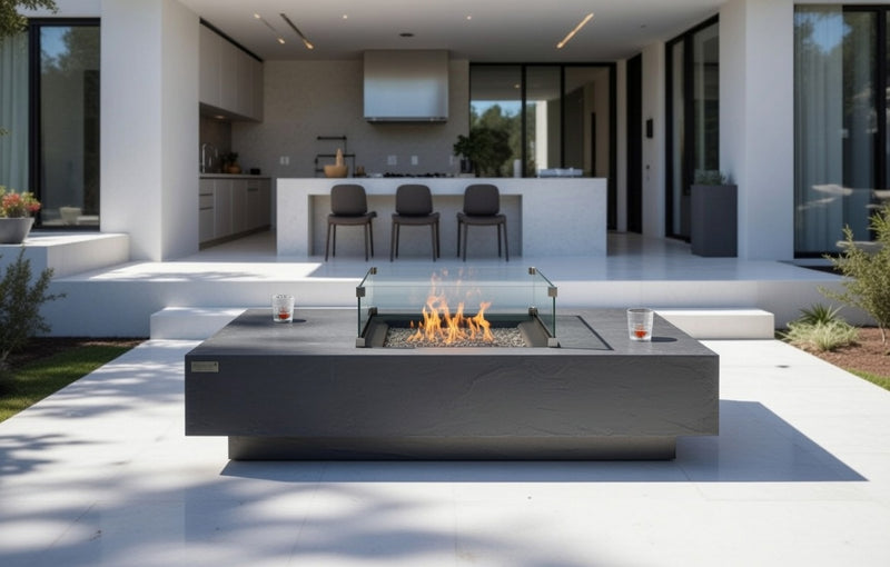 Cannes Fire Table plus Weather Cover