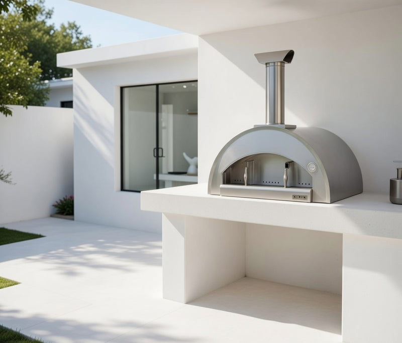 Grande Pizza Oven Built in - Antique Silver