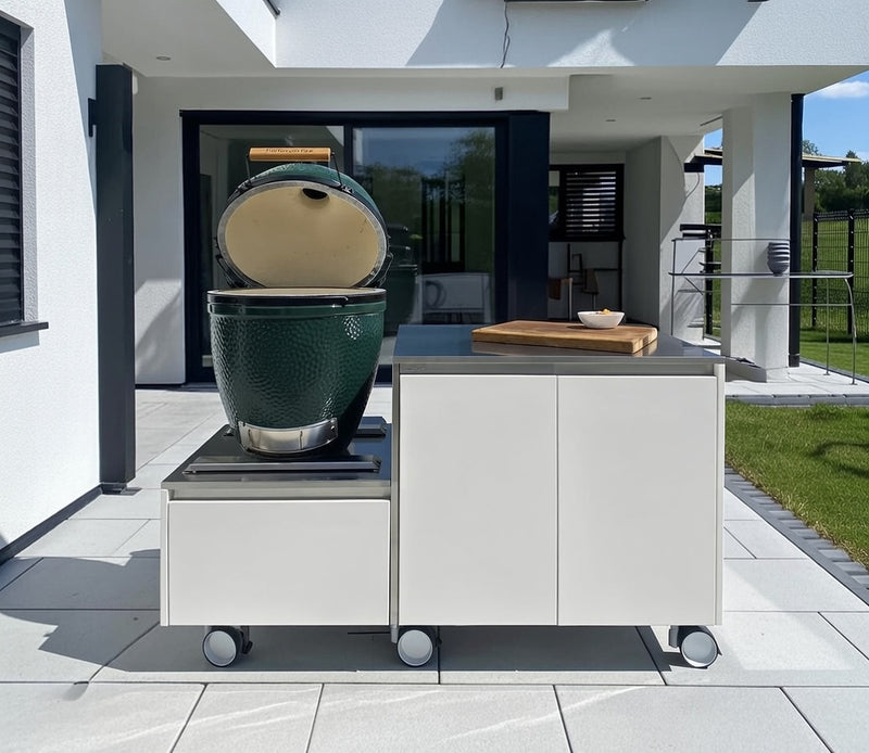 Green Egg Open Kitchen Island