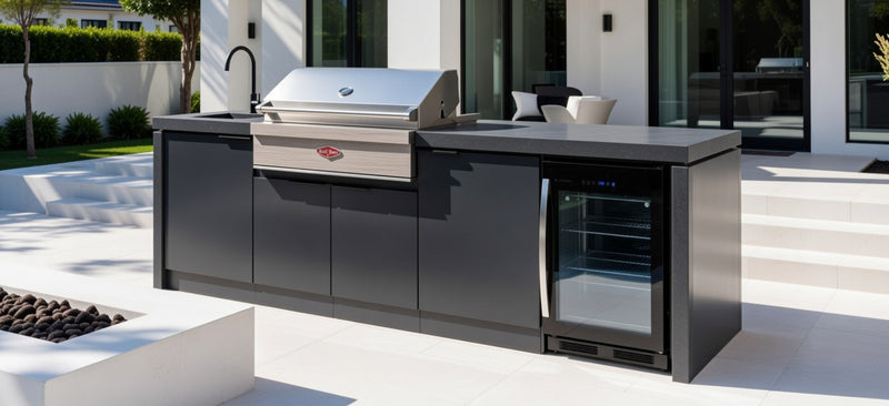 Cabinex Classic Outdoor Kitchen With Beefeater Discovery 1500 4 Burner Gas BBQ | 2.6Meters
