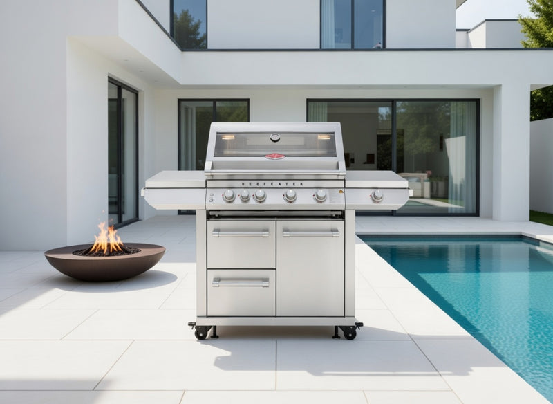 Beef Eater Signature 7000 Premium 4 Burner and Side Burner