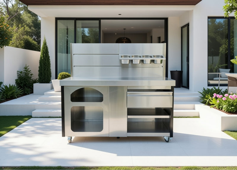 Vision Outdoor Open Shelve Station