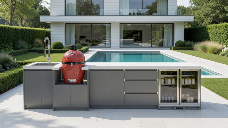 Whistler Fairford Grey Outdoor Kitchen | 4.2M Full-Length