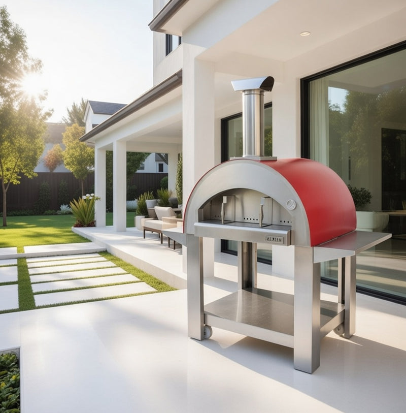 Alpha Pro Grande Wood-Fired Pizza Oven | Red