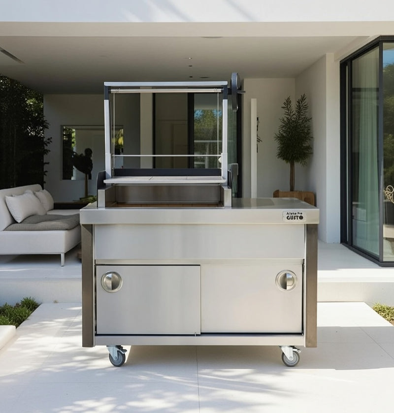 Outdoor kitchen Argentina style BBQ