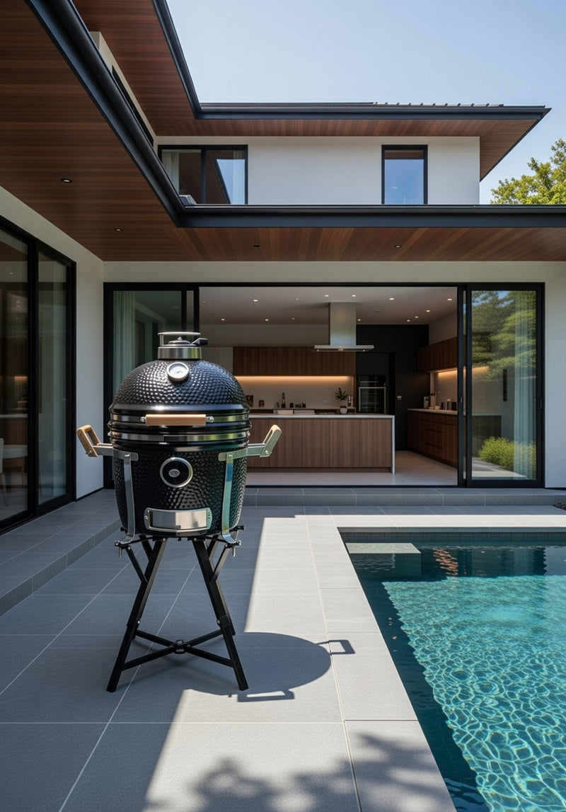 Yakiniku Compact 13" Kamado Grill Portable Stand