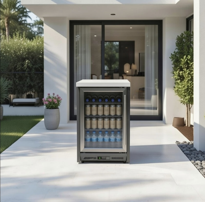 Whistler Fairford Grey Single Door Fridge