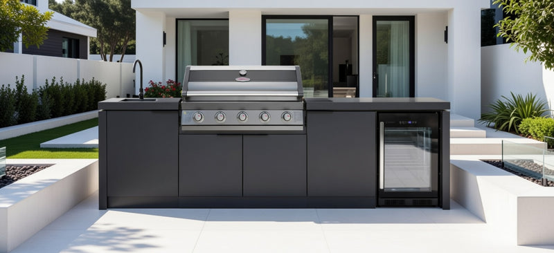 Cabinex Classic Outdoor Kitchen With Beefeater Signature 1600E 5 Burner Gas BBQ | 2.6Meters