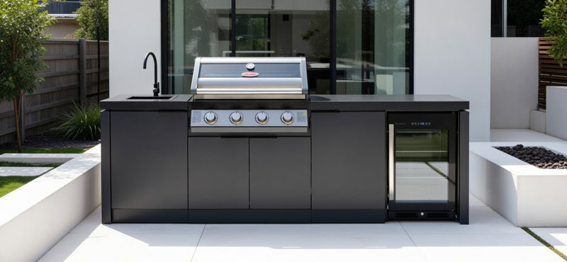 Cabinex Classic Outdoor Kitchen With Beefeater Signature 1600E 4 Burner Gas BBQ | 2.7Meters