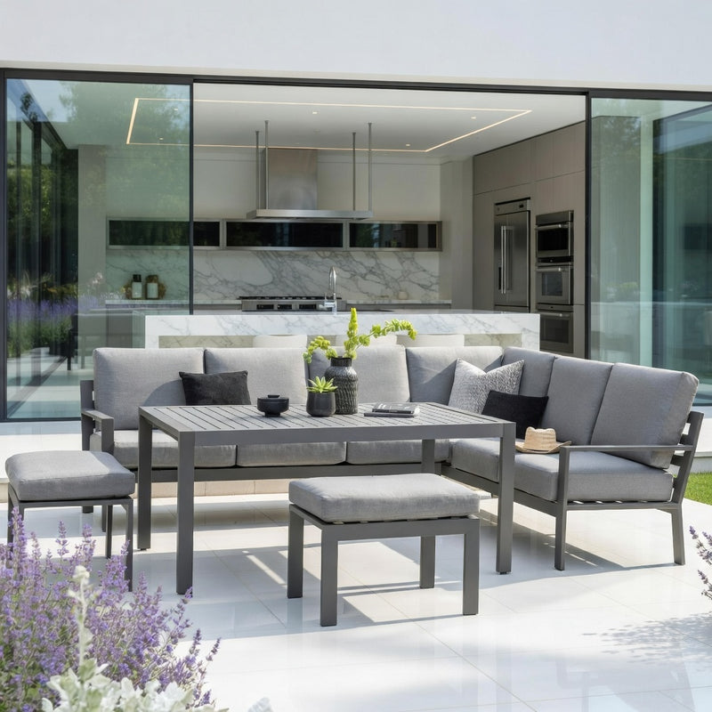 Norfolk Leisure Titchwell Corner Grey Set