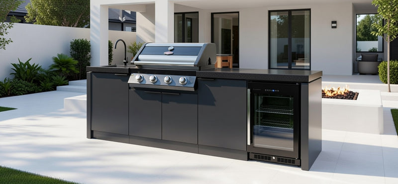Cabinex Classic Outdoor Kitchen With Beefeater Signature 1600E 4 Burner Gas BBQ | 2.7Meters