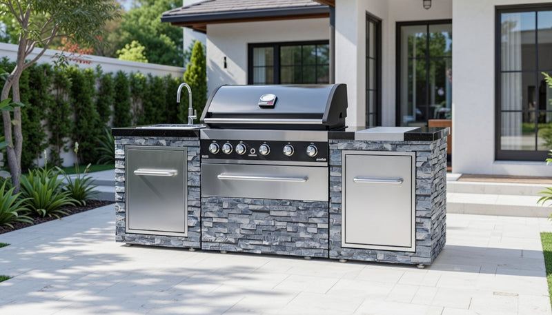 GrandPro Outdoor Kitchen with 5 burner BBQ,