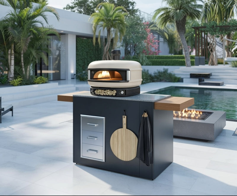 Grillandia Outdoor Kitchen Station Plus Gozney Pizza Oven | 1.6M