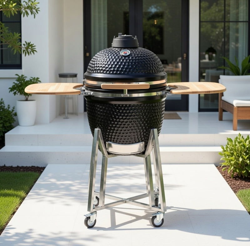 Buschbeck XL Kamado BBQ Grill With Pizza Stone