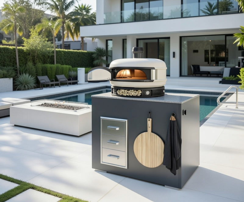 Grillandia Outdoor Kitchen Station Plus Gozney Pizza Oven | 1.6M