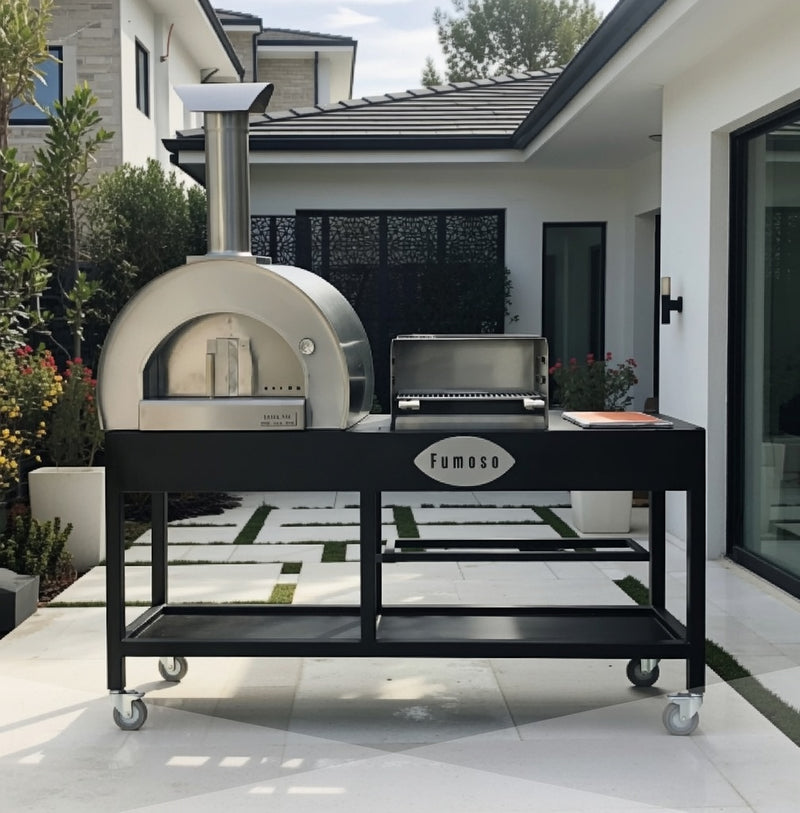 Fumoso Piccolo Pizza Oven & Grill Set - Stainless Steel