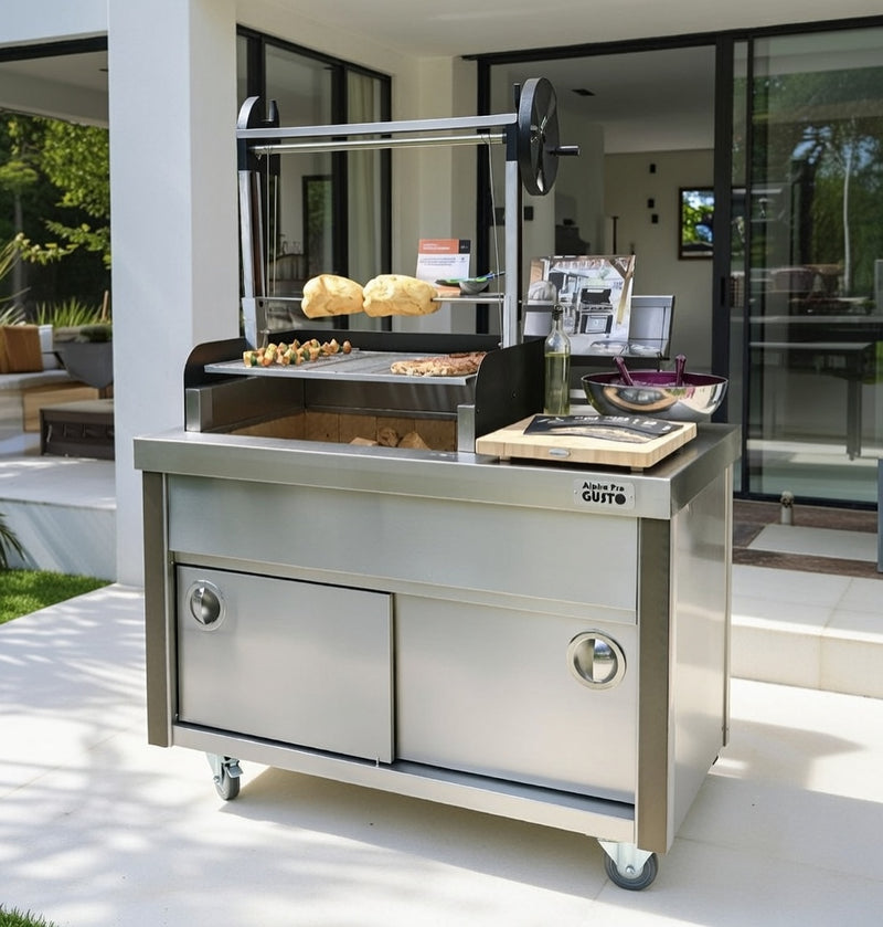 Outdoor kitchen Argentina style BBQ