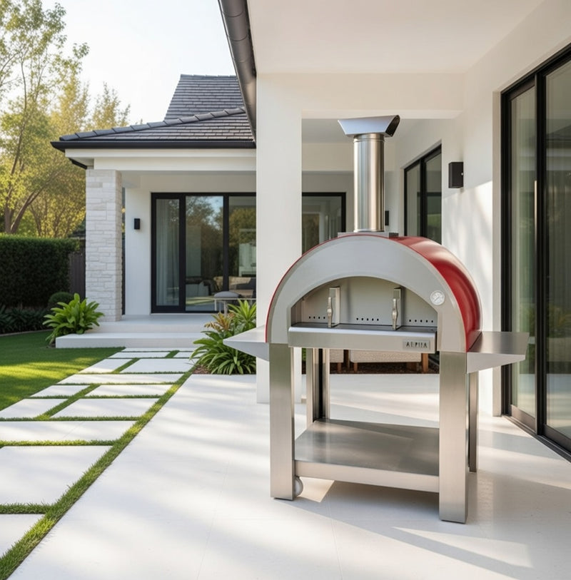 Alpha Pro Grande Wood-Fired Pizza Oven | Red
