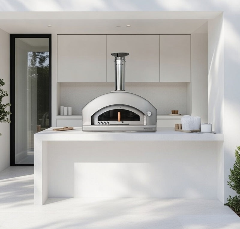 Rossofuoco Nonna Luisa Wood-fired Oven 99 x 78 cm - Stainless Steel